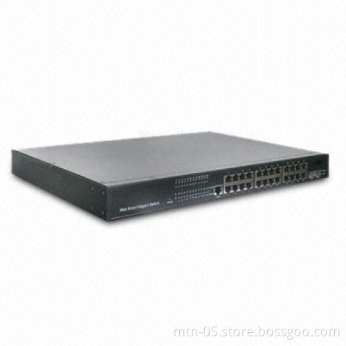 Ethernet Switch with 24 Ports, Gigabit L2 Managed Switch, 10/100/1000Mbps Ports Switch